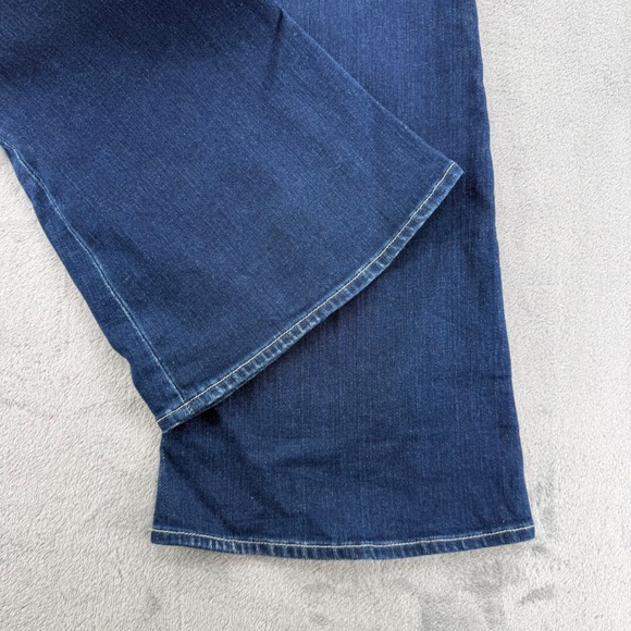 L'AGENCE High Rise Flare Denim Jeans Dark Wash‎ Strech Women's Size 24 - Picture 9 of 12
